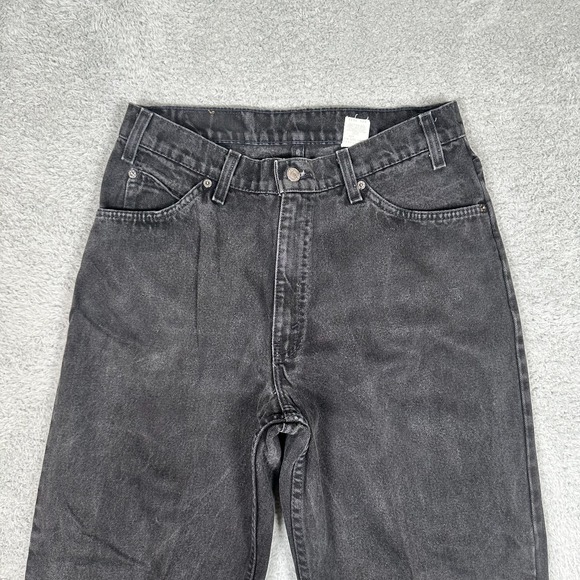 Vintage Levis 560 Jeans Mens 34x30 Black Denim Loose Fit Tapered Made USA 90s - Picture 4 of 14